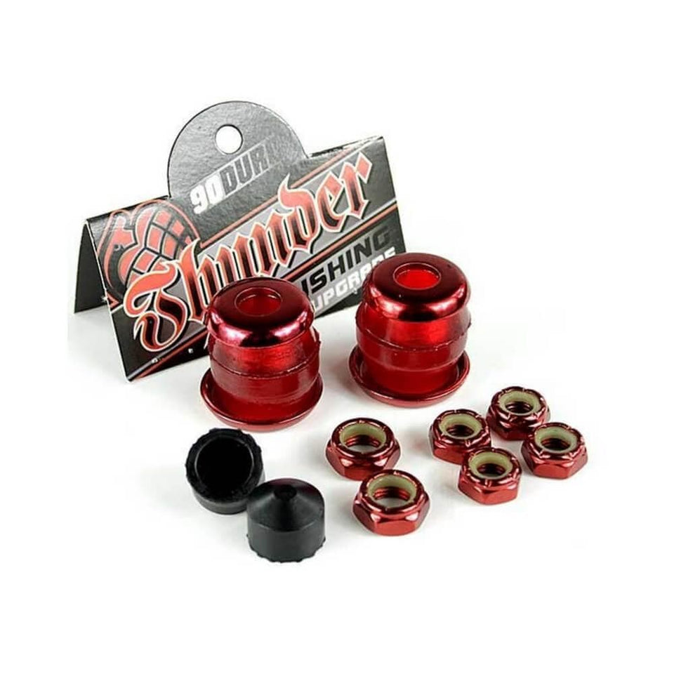 Thunder Truck Bushing Rebuild Kit 90D Red - 50-50 Skate Shop