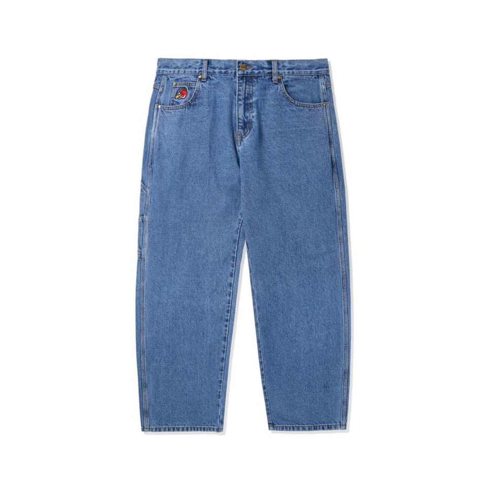 Butter Goods Apple Denim Pant Washed Indigo - 50-50 Skate Shop