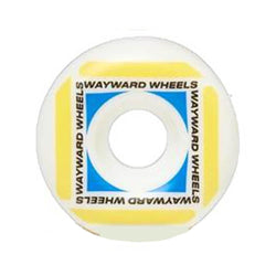 Wayward Skateboard Wheels Waypoint Formula 52mm Yellow Blue - Set of 4 - 50-50 Skate Shop