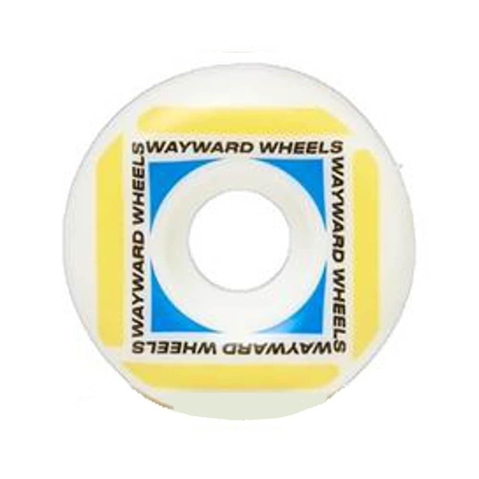 Wayward Skateboard Wheels Waypoint Formula 52mm Yellow Blue - Set of 4 - 50-50 Skate Shop