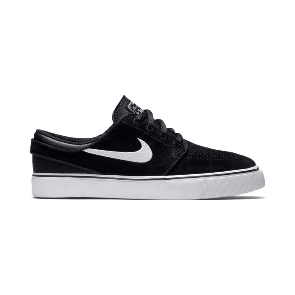 Nike SB Kids Skate Stefan Janoski (GS) Suede Black White - 50-50 Skate Shop