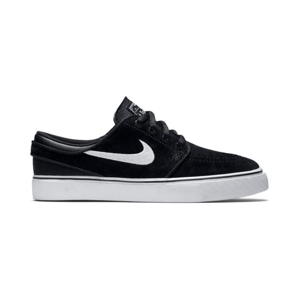 Nike SB Kids Skate Stefan Janoski (GS) Suede Black White - 50-50 Skate Shop