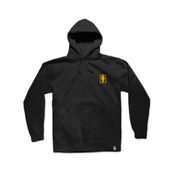Girl Skate Unboxed Pullover Hoodie Black Yellow - 50-50 Skate Shop