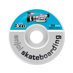 Enjoi Skateboard Wheels VX-54 54mm 99a Blue Grey - Set of 4 - 50-50 Skate Shop