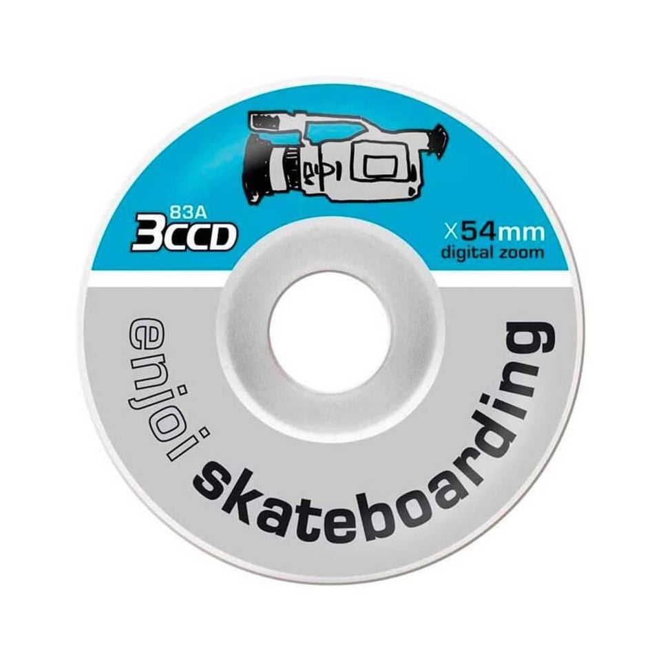 Enjoi Skateboard Wheels VX-54 54mm 99a Blue Grey - Set of 4 - 50-50 Skate Shop