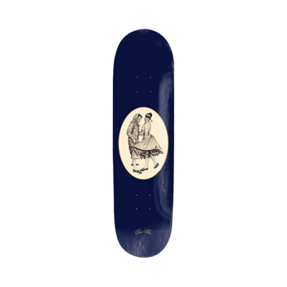 Passport Skateboard Deck Dancer Series 8.25" x 31.7" Blue 14.25" WB - 50-50 Skate Shop