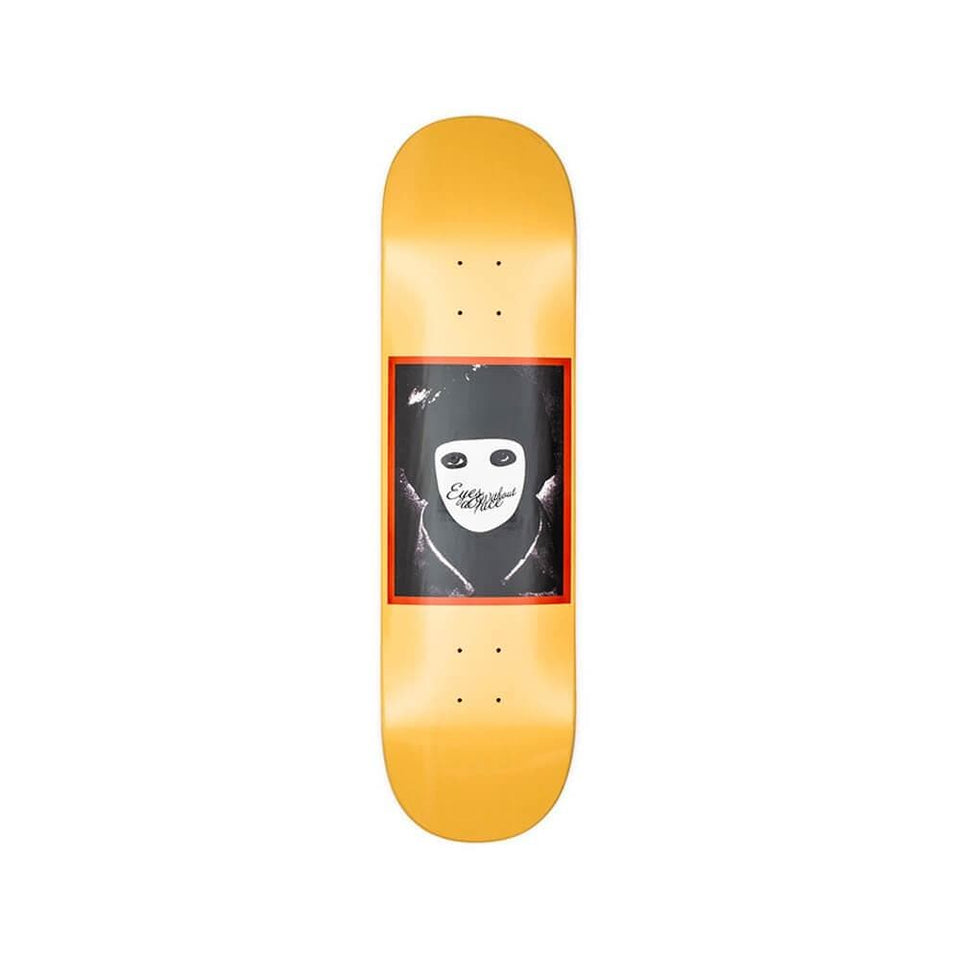 Hockey Skateboard Deck No Face 8.25" x 31.79" Yellow 14.1" WB - 50-50 Skate Shop