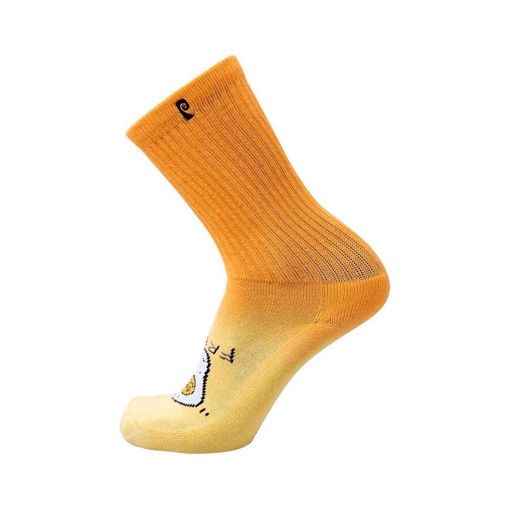 Psockadelic Socks Fried Orange Single Pair - 50-50 Skate Shop