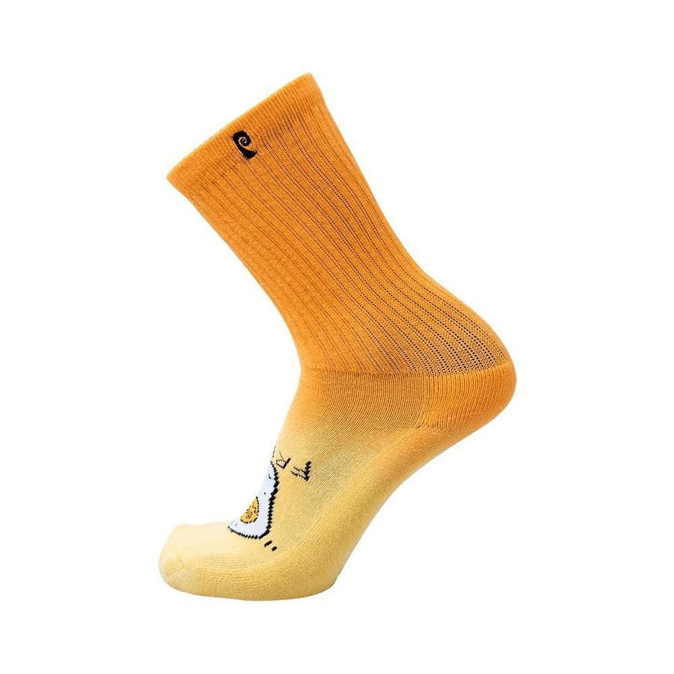 Psockadelic Socks Fried Orange Single Pair - 50-50 Skate Shop