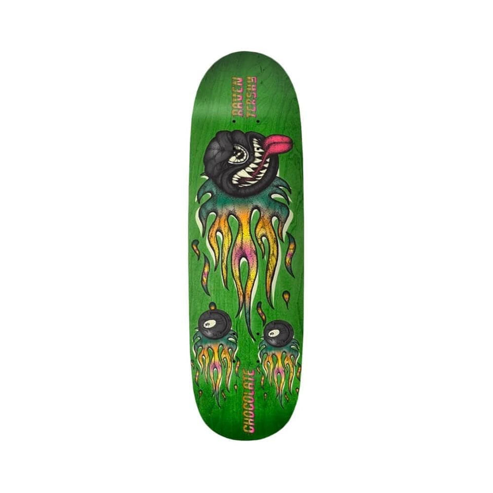 Chocolate Skateboard Deck Mad 8 Ball WR41 Raven Tershy 9.25" x 32" Shape G045 13.875" WB - 50-50 Skate Shop