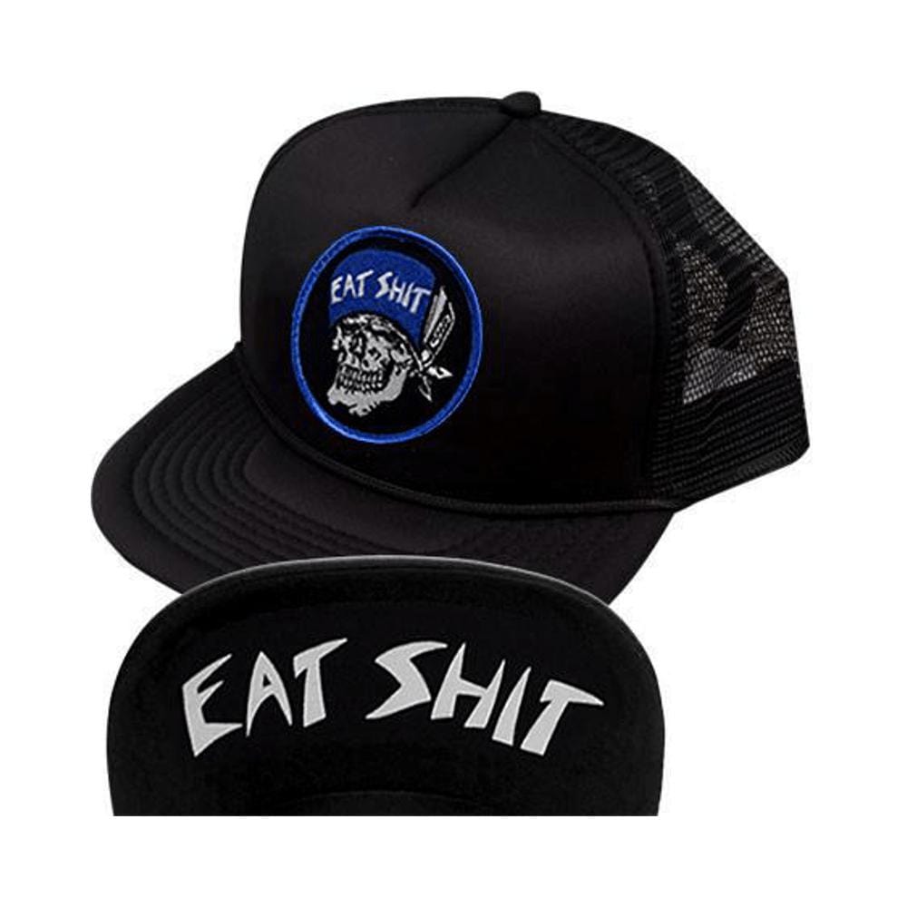 Dogtown x Suicidal Eat Shit Patch Mesh Hat Black - 50-50 Skate Shop