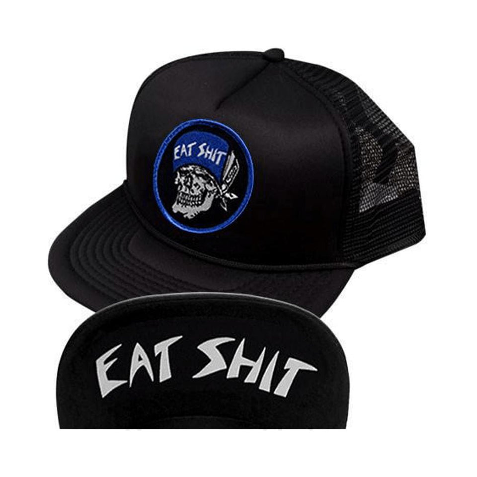 Dogtown x Suicidal Eat Shit Patch Mesh Hat Black - 50-50 Skate Shop