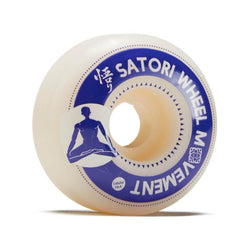 Satori Skateboard Wheels Meditation SERIES (slim shape) 98a 54mm Blue - Set of 4 - 50-50 Skate Shop