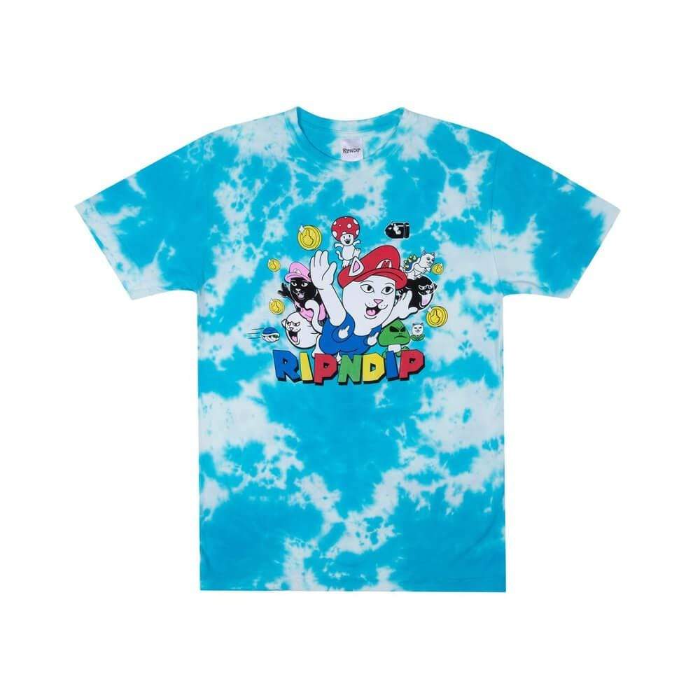 Ripndip Nermio Tee Blue Cloud Wash - 50-50 Skate Shop