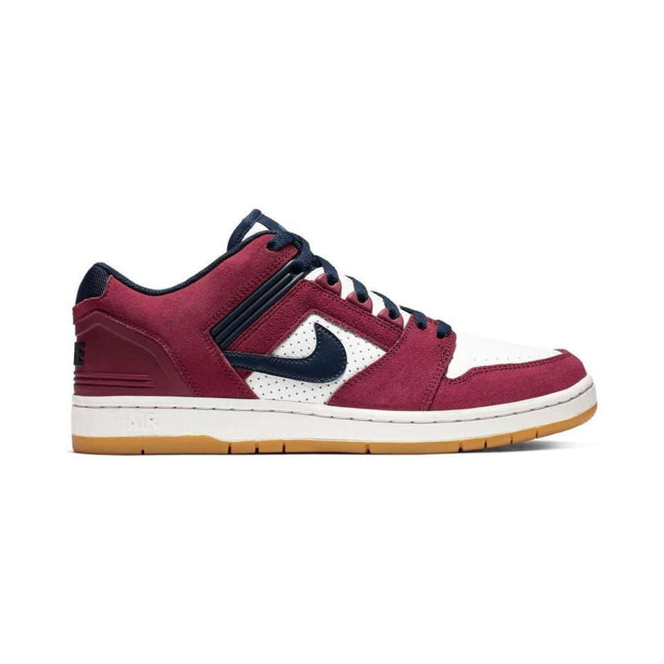 Nike SB Air Force II Low Team Red Obsidian White Summit White - 50-50 Skate Shop
