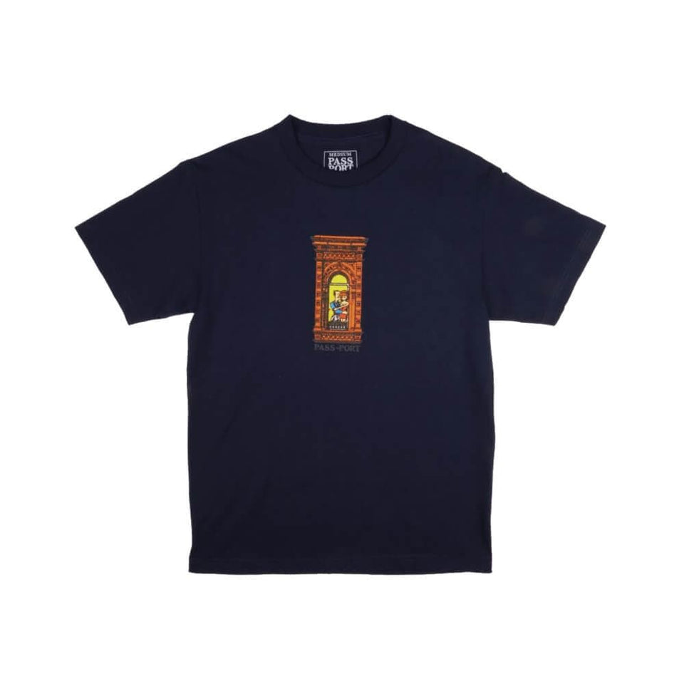 Passport Pre-Medi Tee Harbour Blue - 50-50 Skate Shop