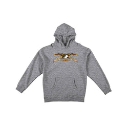 Anti Hero Skate Sweater Hoodie Eagle Grey Heather - 50-50 Skate Shop