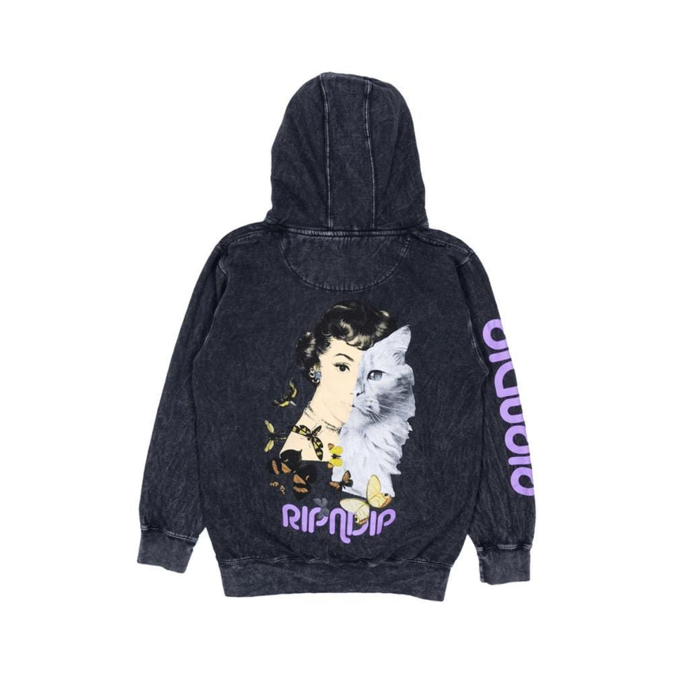 Ripndip Mask Hoodie Black Mineral Wash - 50-50 Skate Shop