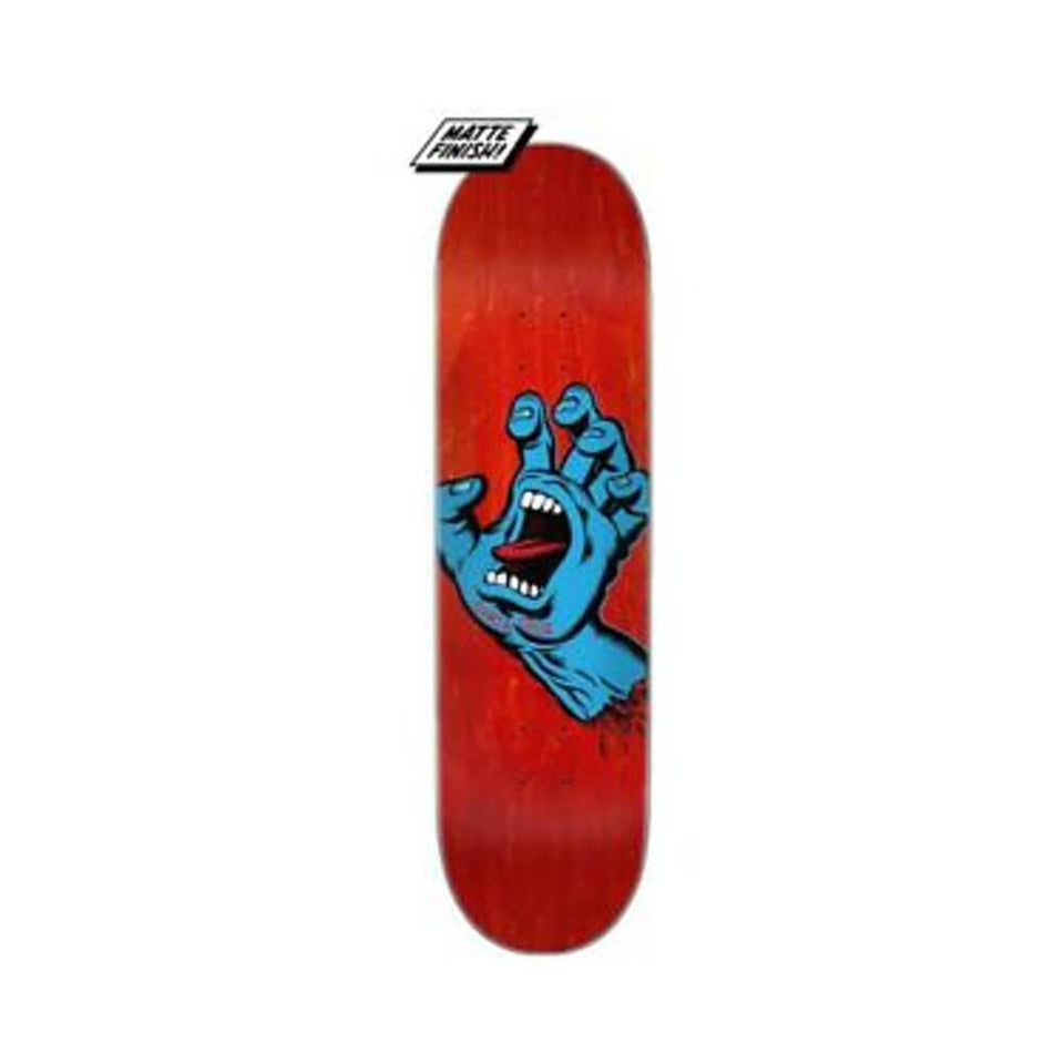 Santa Cruz Skateboard Deck Screaming Hand 8.0" x 31.6" Red 14.22" WB - 50-50 Skate Shop