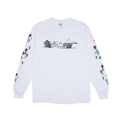 Ripndip Max Nermal Long Sleeve Tee White - 50-50 Skate Shop