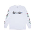 Ripndip Max Nermal Long Sleeve Tee White - 50-50 Skate Shop