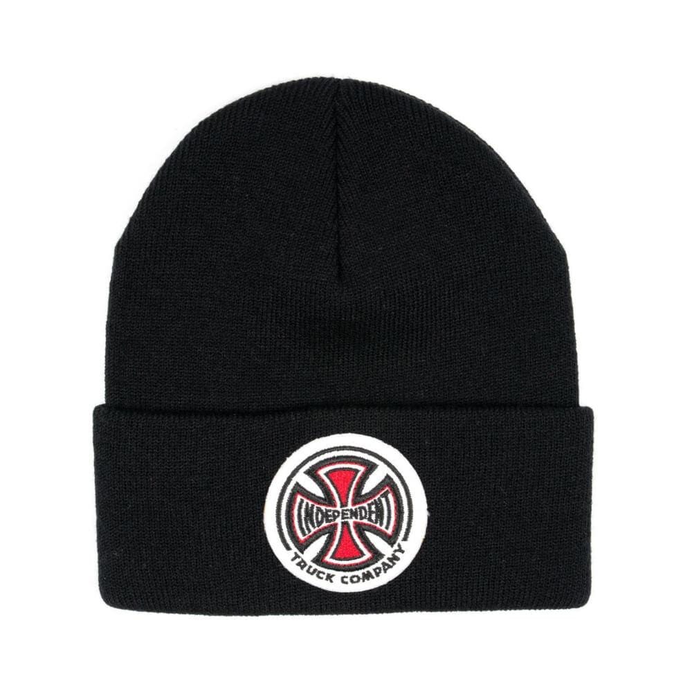 Independent T/C Patch Youth Beanie Black - 50-50 Skate Shop
