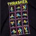 Thrasher Black Light Short Sleeve Tee Black - 50-50 Skate Shop