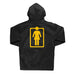 Girl Skate Unboxed Pullover Hoodie Black Yellow - 50-50 Skate Shop