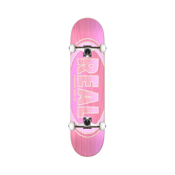 Real Skateboard Complete Duofade Oval 7.3" Pink - 50-50 Skate Shop