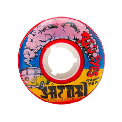 Satori Skateboard Wheels Red Eye 54mm 78a - Set of 4 - 50-50 Skate Shop