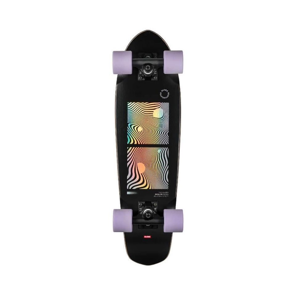Globe Skateboard Complete Blazer 26" Black Purple - 50-50 Skate Shop