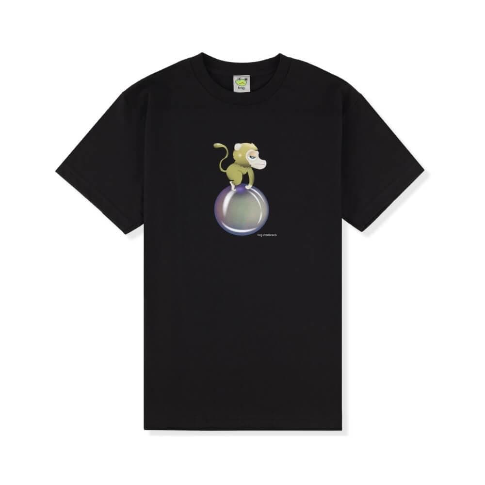 Frog Tee Monkey Bubble Black - 50-50 Skate Shop