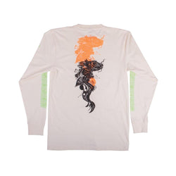 Welcome Koi Boi Long Sleeve Tee Bone - 50-50 Skate Shop