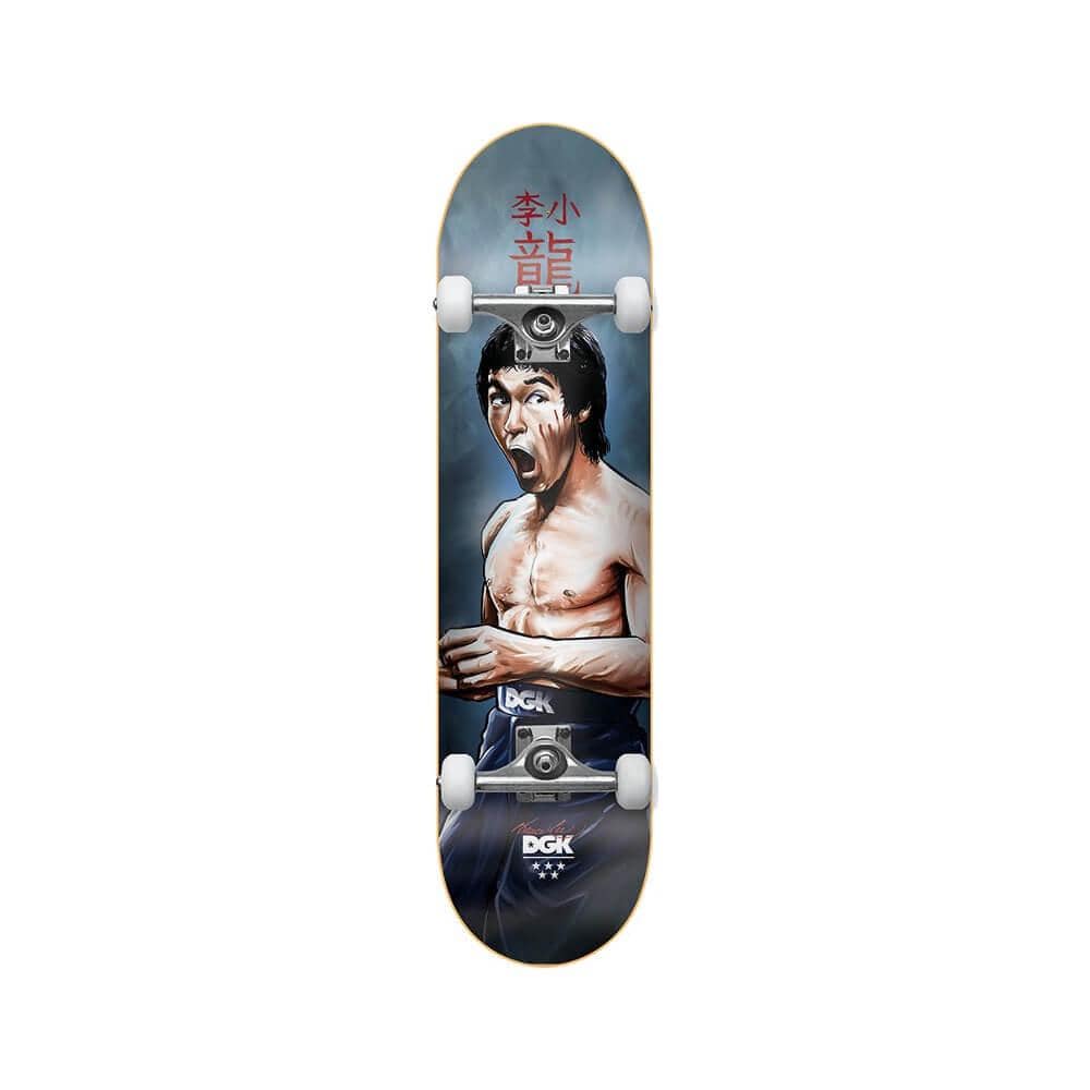 DGK Skateboard Complete Bruce Lee Focused 8.25" x 31.75" 14.25" WB - 50-50 Skate Shop