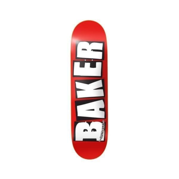 Baker Deck Team OG Logo Red White 8.625" Mellow Concave - 50-50 Skate Shop