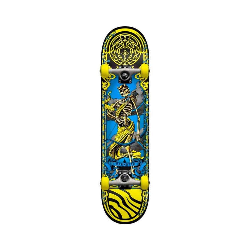 Darkstar Skateboard Complete Arrow FP 7.5" x 31" Yellow 13.5" - 50-50 Skate Shop