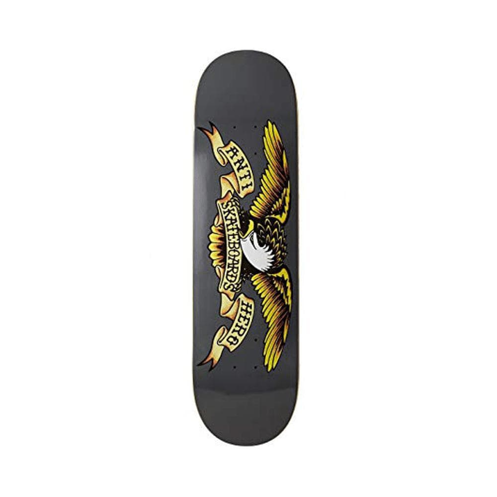Antihero Skateboard Deck Classic Eagle 8.25" x 32" Grey 14.38" WB - 50-50 Skate Shop