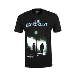 Heroin Tee The Eggxorcist Black - 50-50 Skate Shop