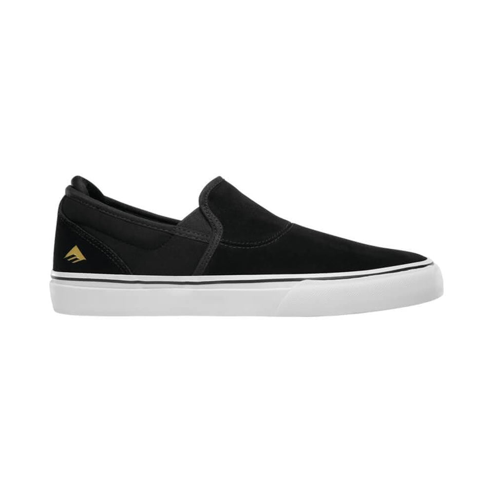 Emerica Wino G6 Slip On Black White Gold - 50-50 Skate Shop