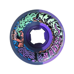 Santa Cruz Skateboard Wheels Greetings Speedballs 53mm 99A Purple Black - Set of 4 - 50-50 Skate Shop