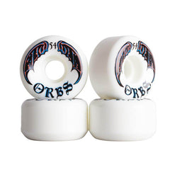 Orbs Skateboard Wheels Specters White 54mm - 50-50 Skate Shop