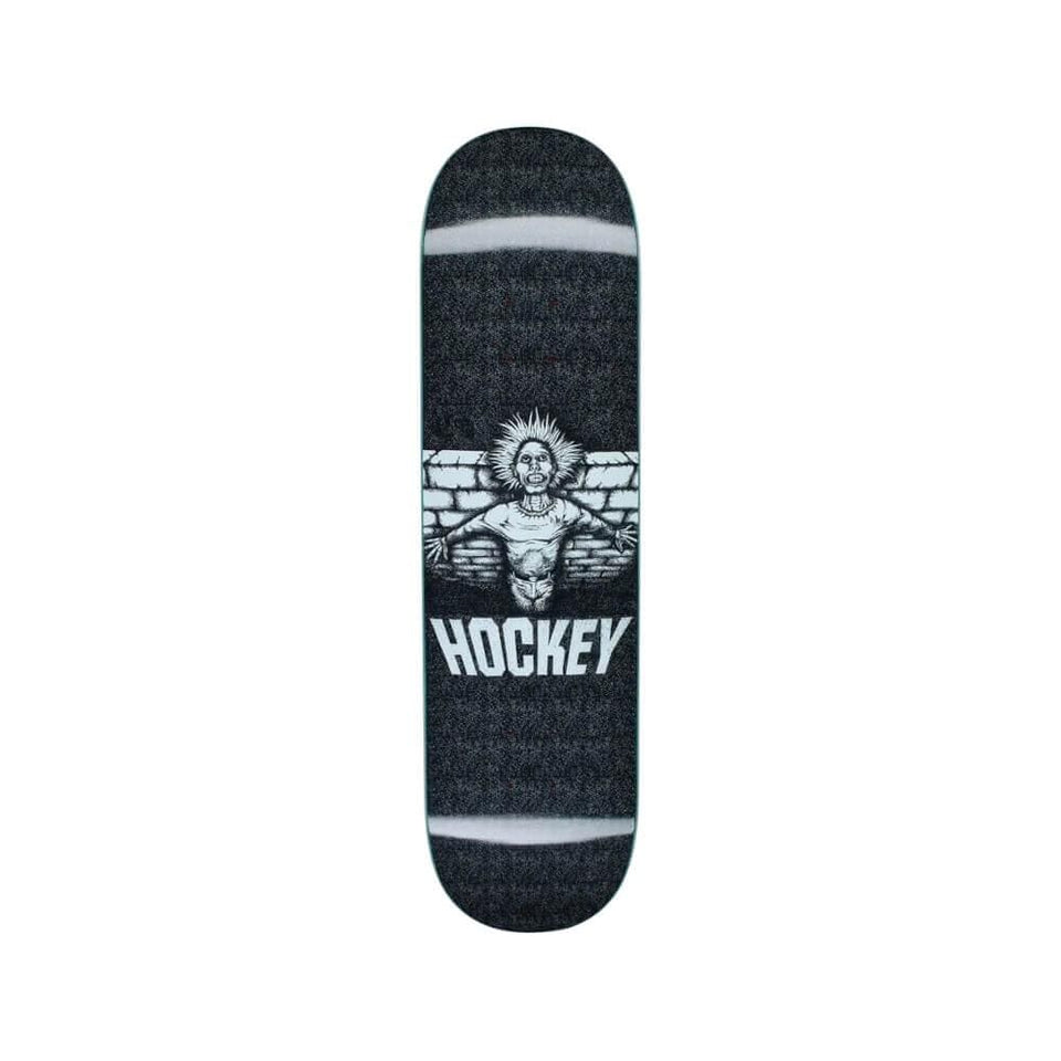 Hockey Skateboard Deck Crippling Nik Stain 8.5" x 31.91" Black 14.25" WB - 50-50 Skate Shop