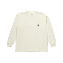 Polar Skate Pocket Long Sleeve Tee Ivory - 50-50 Skate Shop