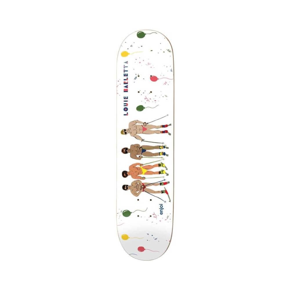 Enjoi Skateboard Deck Over Board Impact Light 8.25" x 32.1" Louie Barletta 14.25" WB - 50-50 Skate Shop