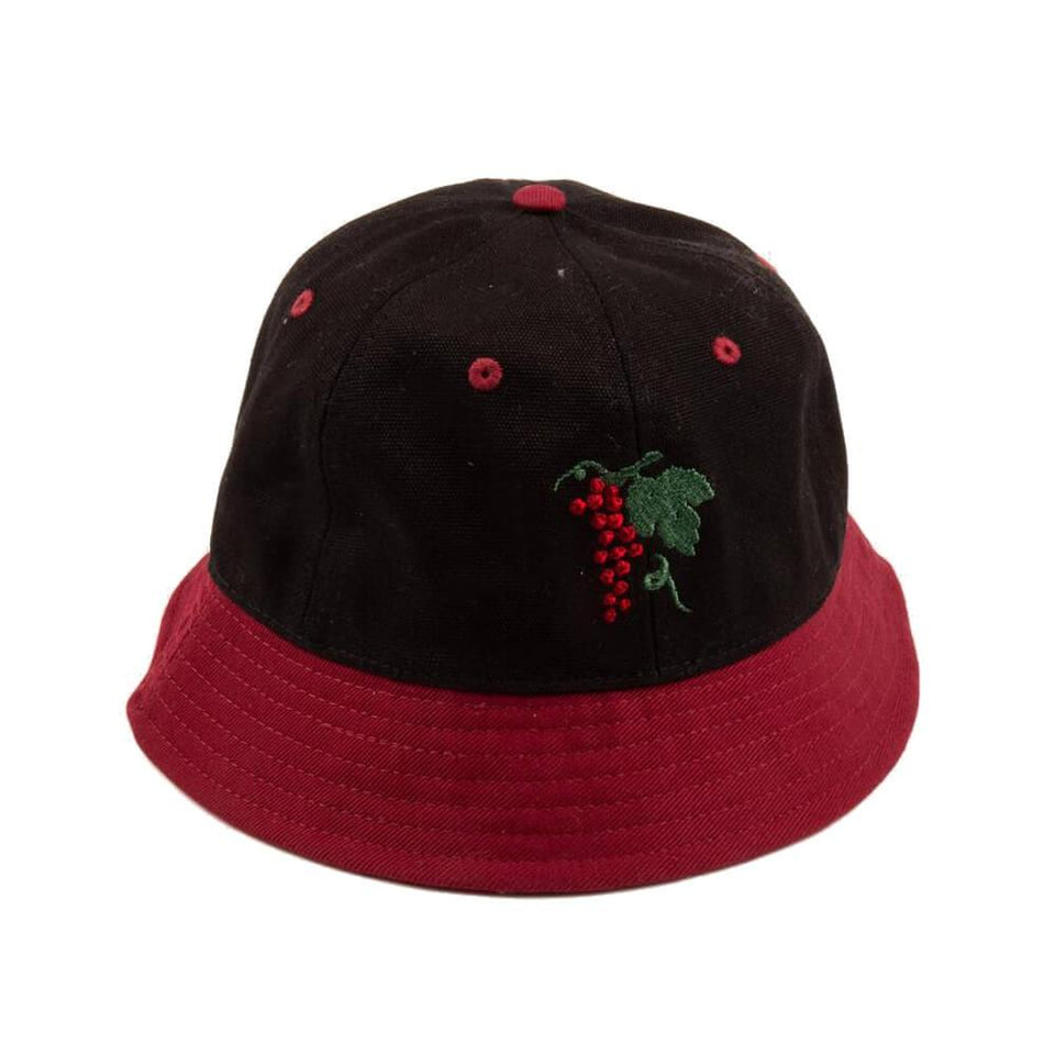 Passport Skate Life Of Leisure 6 Bucket Hat Burgundy Black - 50-50 Skate Shop