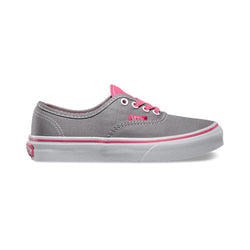 Vans Kids Authentic (Polka Dots) Frost Grey Hot Pink - 50-50 Skate Shop