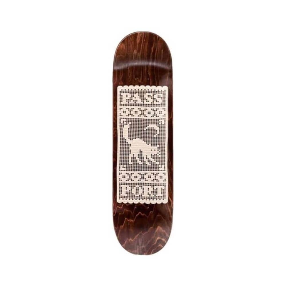 Passport Skateboard Deck Doily Series 8.25" x 31.7" Cat 14.25" WB - 50-50 Skate Shop