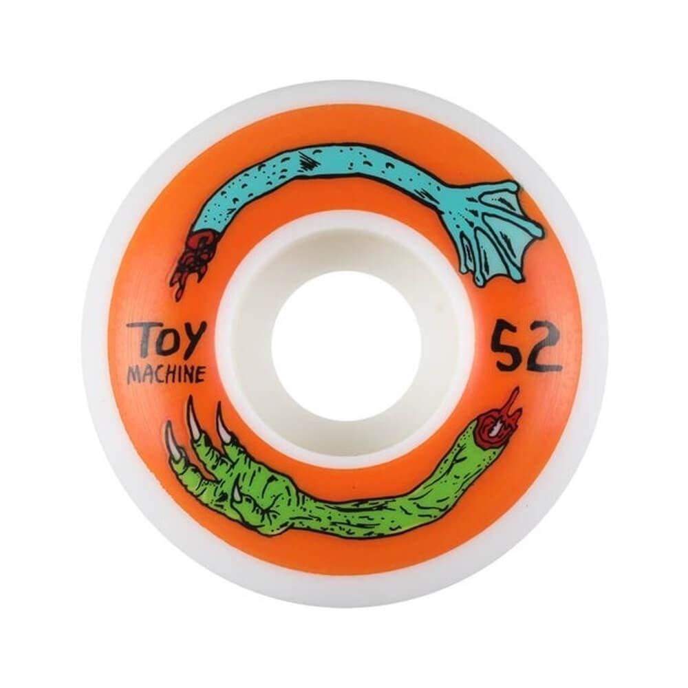 Toy Machine Skateboard Wheels Fos Arms 52mm 99a Orange - Set of 4 - 50-50 Skate Shop