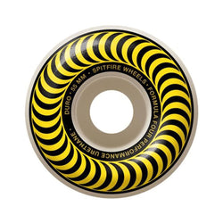 Spitfire Skateboard Wheels F4 99D Classic Swirl 55mm Yellow - Set of 4 - 50-50 Skate Shop