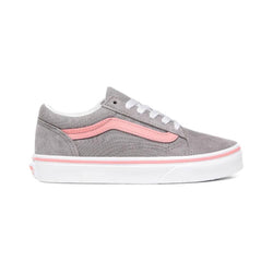 Vans Kids Old Skool (Pop) Frost Gray Pink Icing - 50-50 Skate Shop